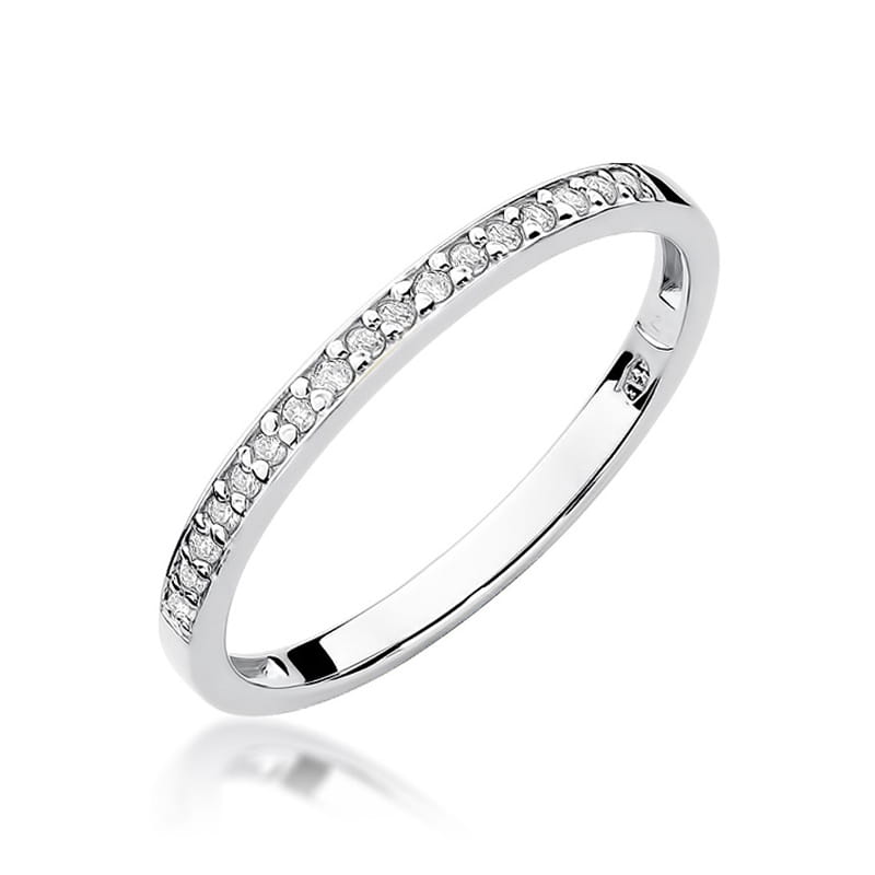 Inel Aur 9K cu Diamante Naturale 0.09 ct, imaginea 5 din 8