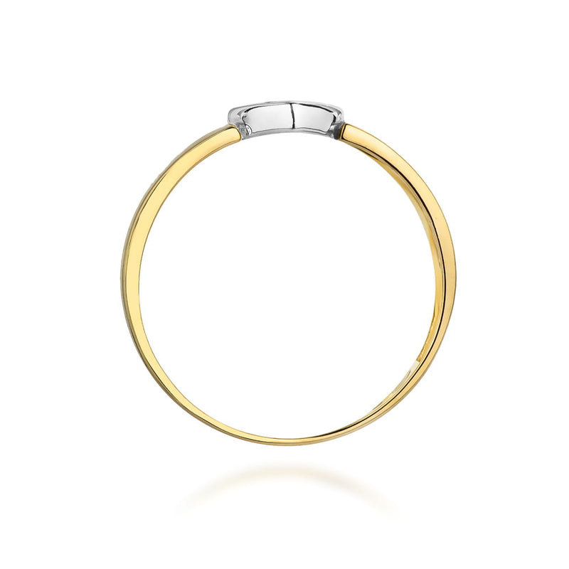 Inel Aur 9K cu Diamante Naturale 0.04 ct, imaginea 3 din 8