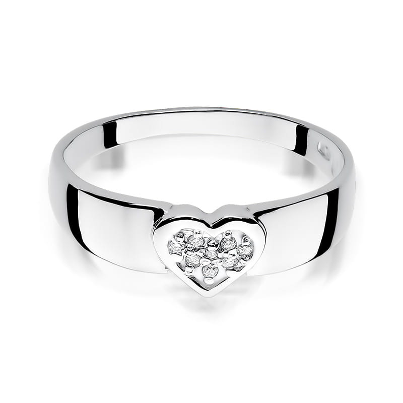 Inel Aur 9K cu Diamante Naturale 0.04 ct, imaginea 6 din 8