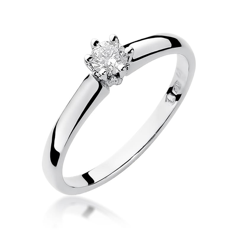 Inel Aur 9K cu Diamant Natural 0.20 ct, imaginea 5 din 8