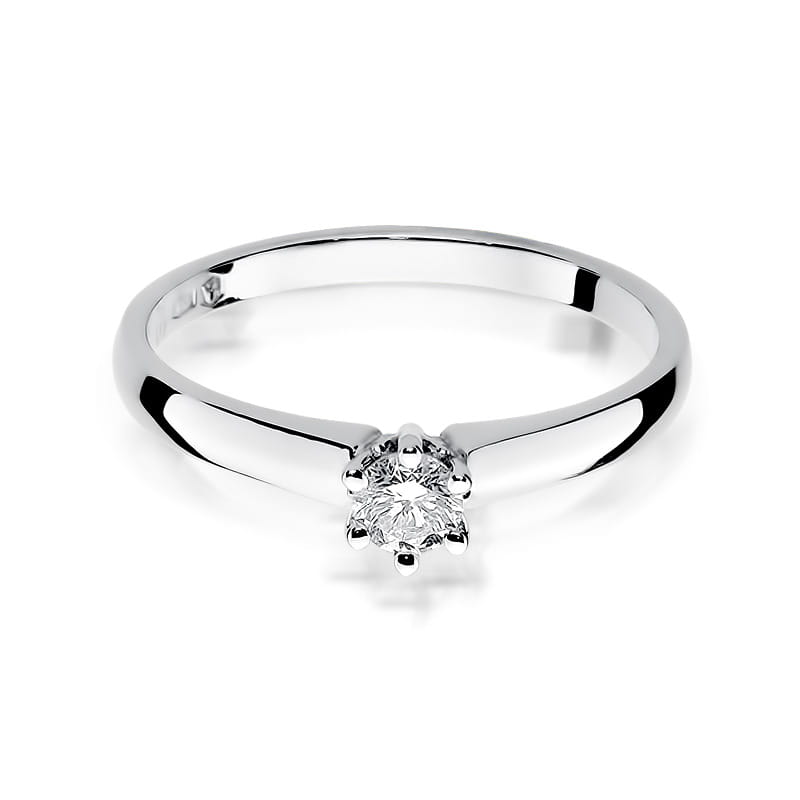 Inel Aur 9K cu Diamant Natural 0.20 ct, imaginea 6 din 8