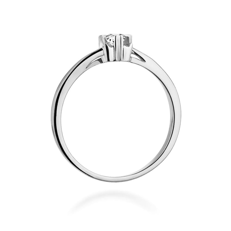 Inel Aur 9K cu Diamant Natural 0.10 ct, imaginea 7 din 8
