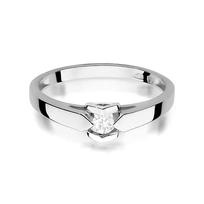 Inel Aur 9K cu Diamant Natural 0.04 ct, imaginea 6 din 8