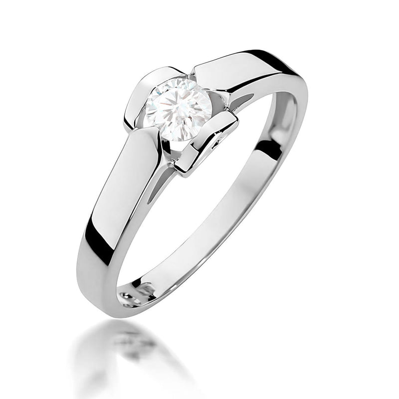 Inel Aur 9K cu Diamant Natural 0.30 ct, imaginea 5 din 8