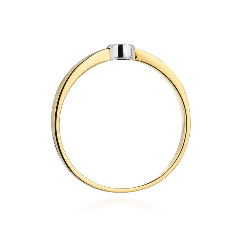 Inel Aur 9K cu Diamante Naturale 0.04 ct, imaginea 3 din 8