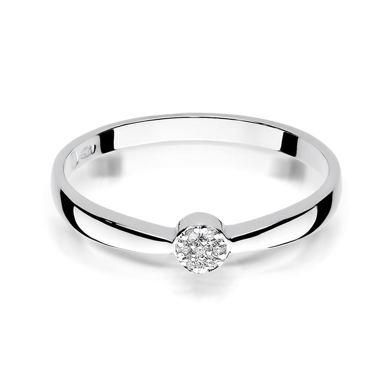 Inel Aur 9K cu Diamante Naturale 0.04 ct, imaginea 6 din 8