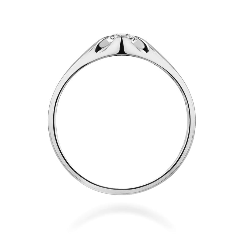 Inel Aur 9K cu Diamant Natural 0.10 ct, imaginea 7 din 8