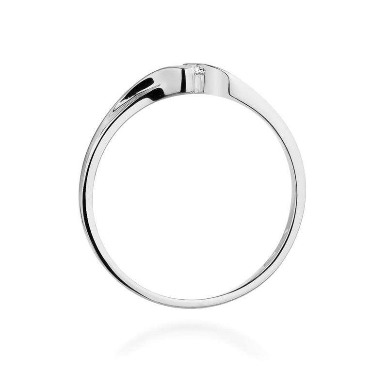 Inel Aur 9K cu Diamant Natural 0.09 ct, imaginea 7 din 8