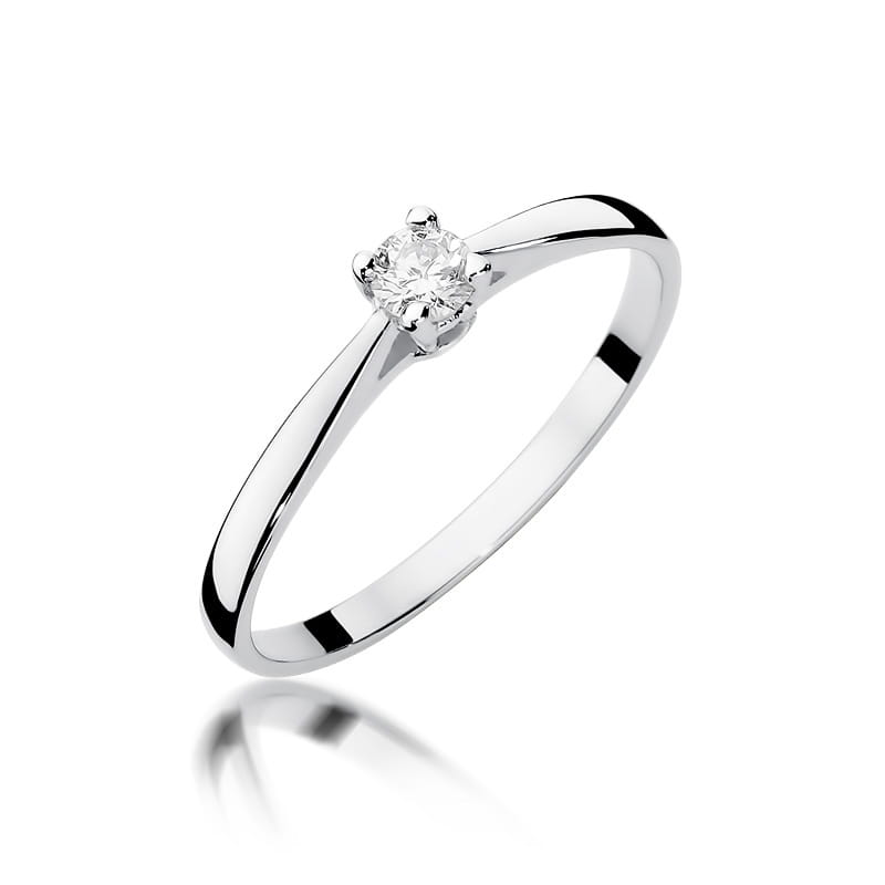 Inel Aur 9K cu Diamant Natural 0.15 ct, imaginea 5 din 8