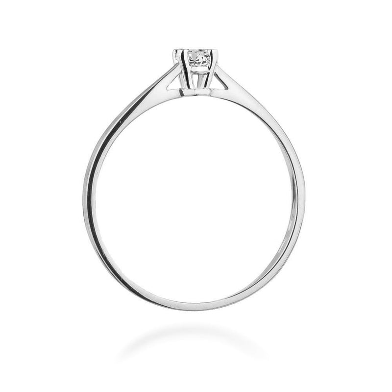Inel Aur 9K cu Diamant Natural 0.15 ct, imaginea 7 din 8