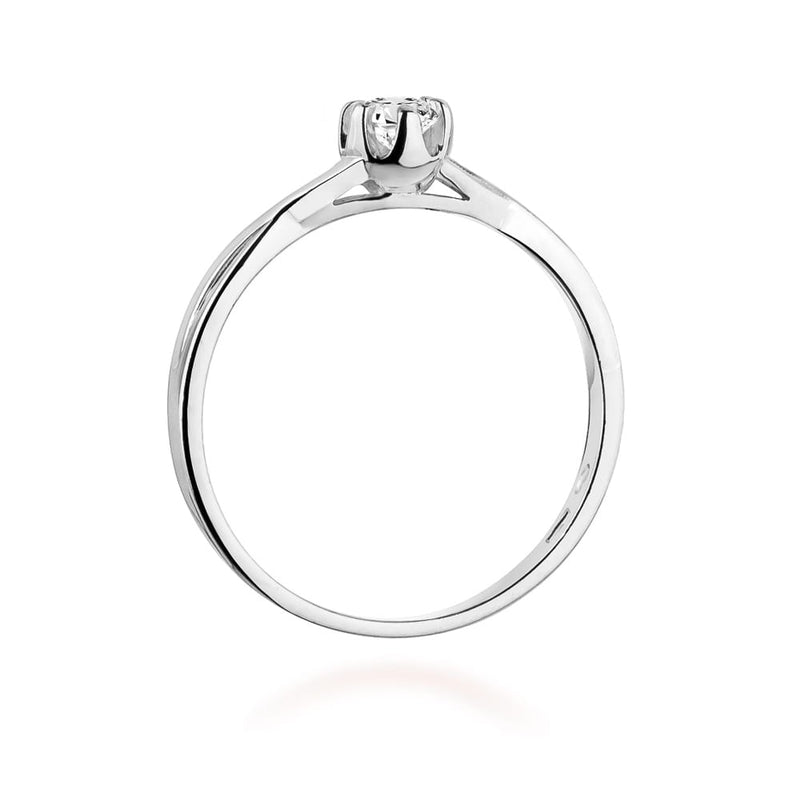 Inel Aur 9K cu Diamant Natural 0.23 ct, imaginea 7 din 8
