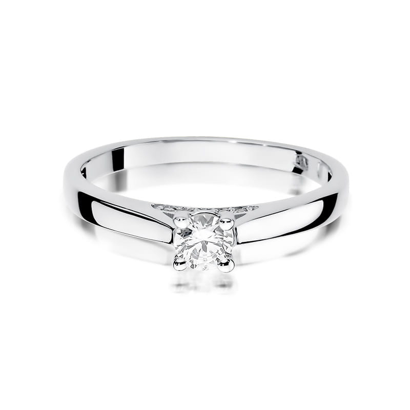 Inel Aur 9K cu Diamante Naturale 0.30 ct, imaginea 6 din 8