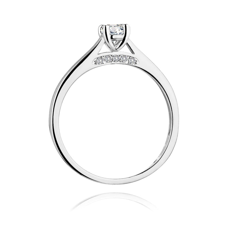 Inel Aur 9K cu Diamante Naturale 0.30 ct, imaginea 7 din 8