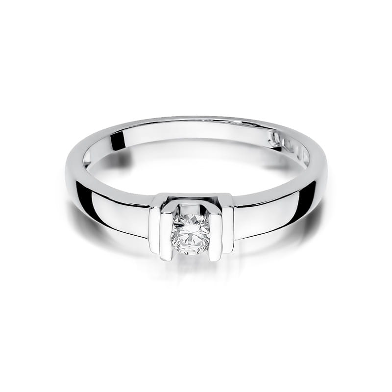 Inel Aur 9K cu Diamant Natural 0.10 ct, imaginea 6 din 8