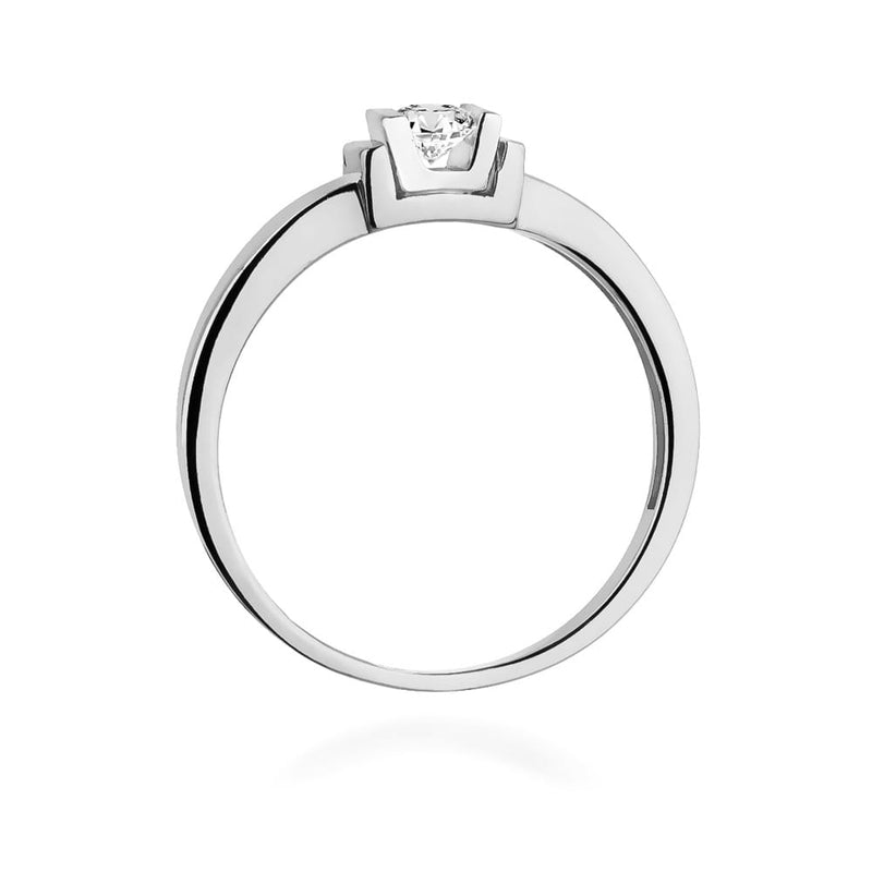 Inel Aur 9K cu Diamant Natural 0.10 ct, imaginea 7 din 8