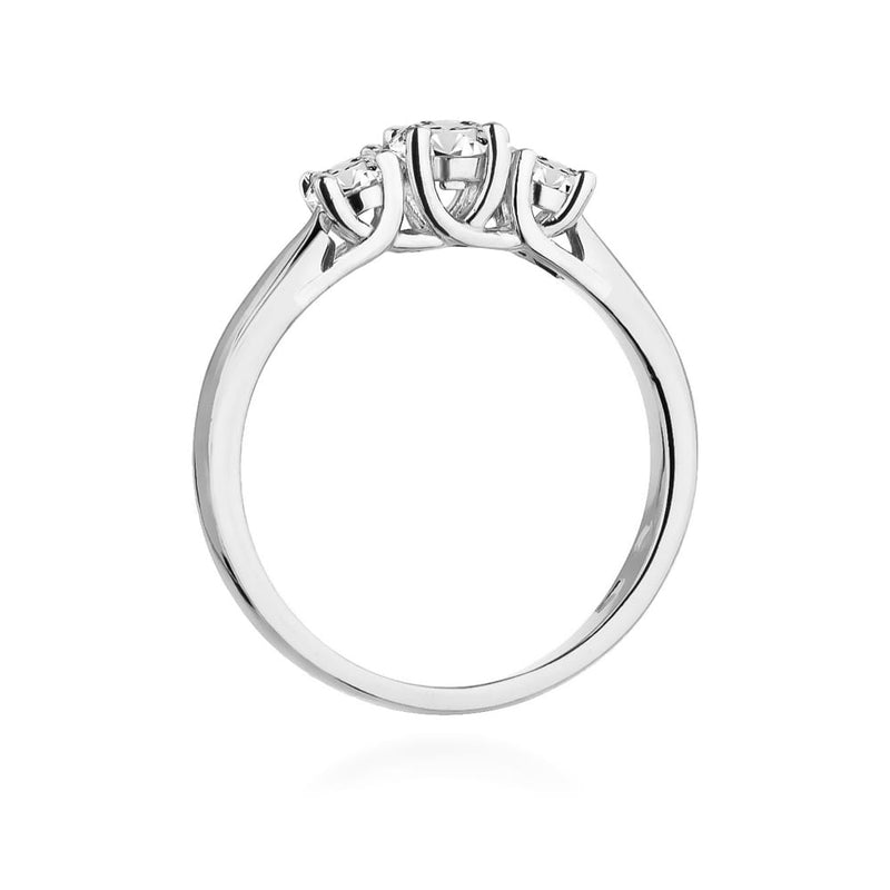 Inel Aur 9K cu Diamante Naturale 0.49 ct, imaginea 7 din 8