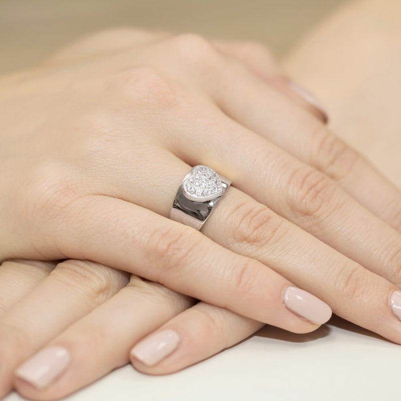 Inel Aur 9K cu Diamante Naturale 0.26 ct, imaginea 8 din 8