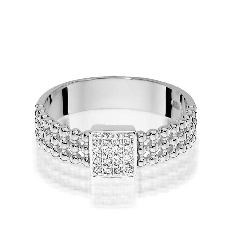 Inel Aur 9K cu Diamante Naturale 0.08 ct, imaginea 6 din 8