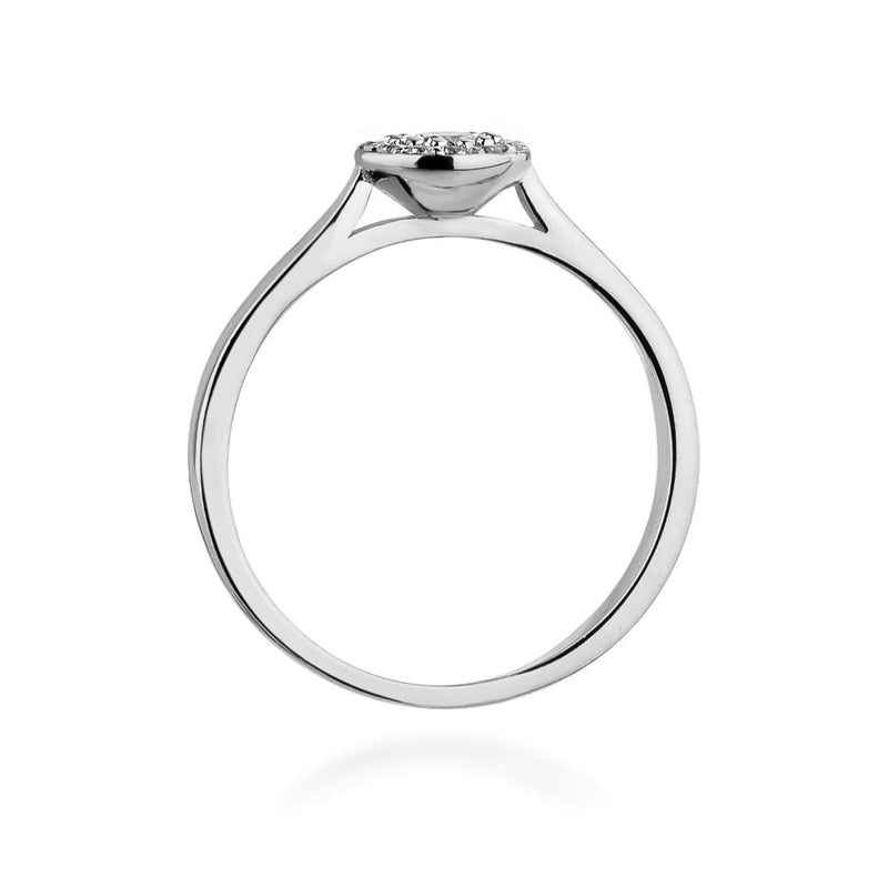 Inel Aur 9K cu Diamante Naturale 0.22 ct, imaginea 7 din 8