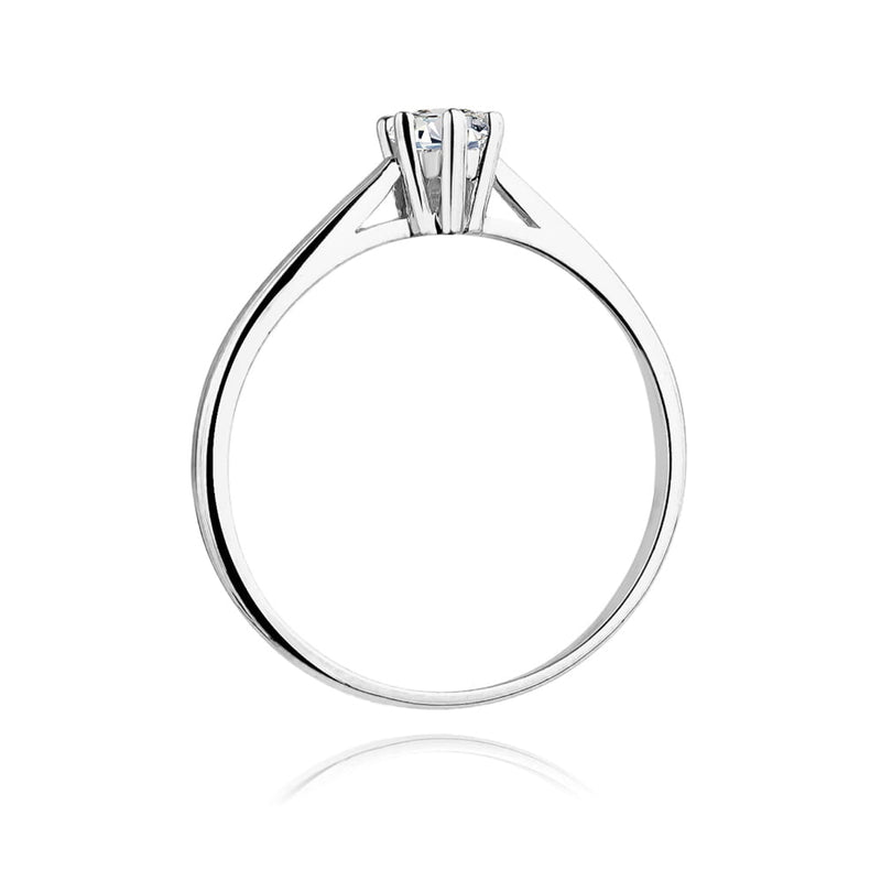 Inel Aur 9K cu Diamant Natural 0.15 ct, imaginea 7 din 7