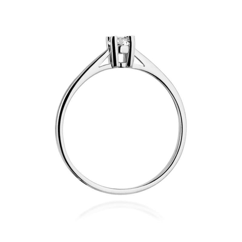Inel Aur 9K cu Diamant Natural 0.15 ct, imaginea 7 din 8