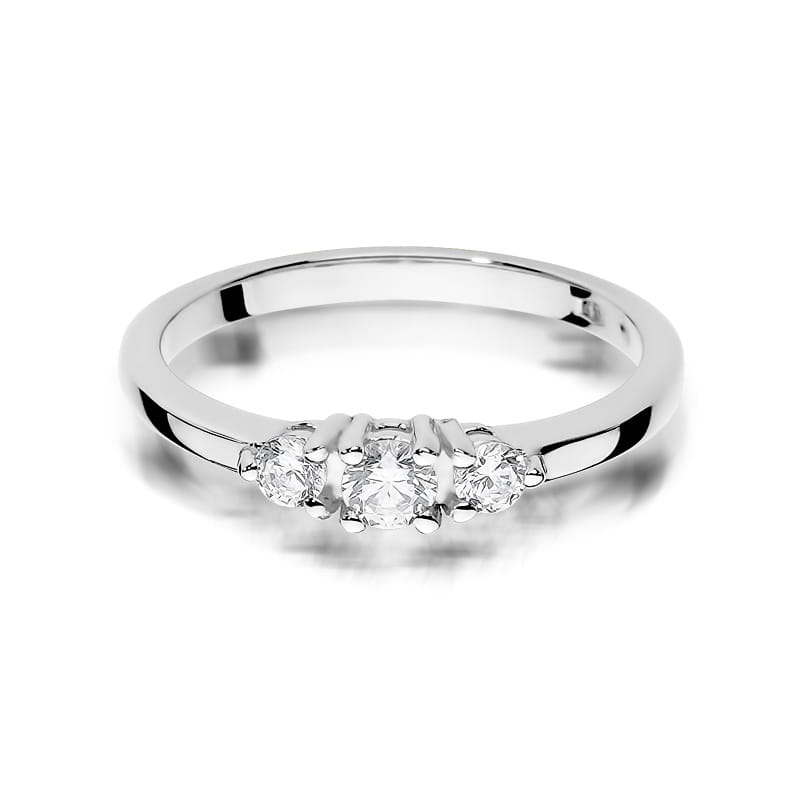 Inel Aur 9K cu Diamante Naturale 0.33 ct, imaginea 7 din 9