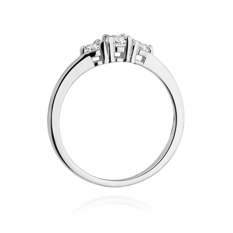 Inel Aur 9K cu Diamante Naturale 0.33 ct, imaginea 8 din 9