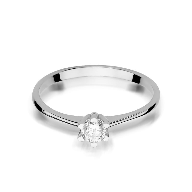 Inel Aur 9K cu Diamant Natural 0.23 ct, imaginea 6 din 8