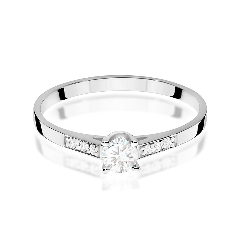 Inel Aur 9K cu Diamante Naturale 0.21 ct, imaginea 6 din 8