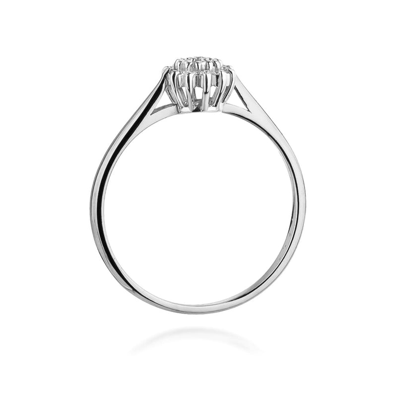 Inel Aur 9K cu Diamante Naturale 0.10 ct, imaginea 7 din 8