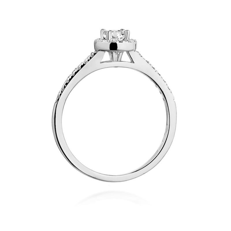 Inel Aur 9K cu Diamante Naturale 0.28 ct, imaginea 7 din 8