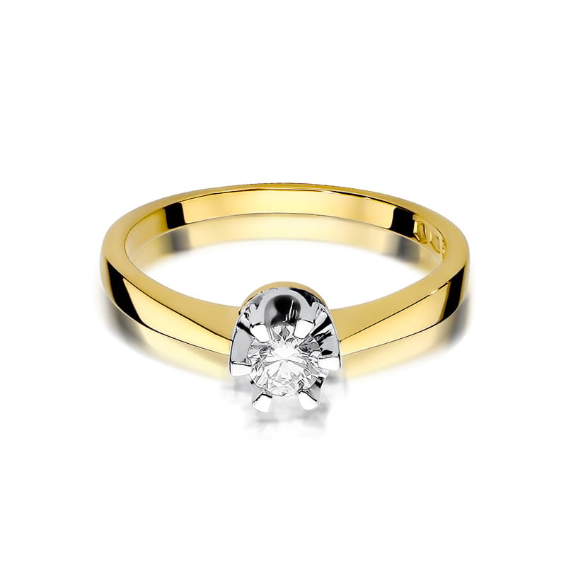 Inel Aur 9K cu Diamant Natural 0.25 ct, imaginea 2 din 8