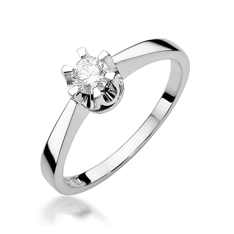 Inel Aur 9K cu Diamant Natural 0.25 ct, imaginea 5 din 8