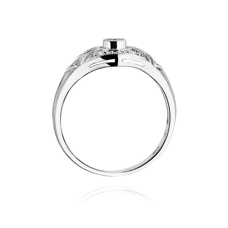 Inel Aur 9K cu Diamante Naturale 0.19 ct, imaginea 7 din 7