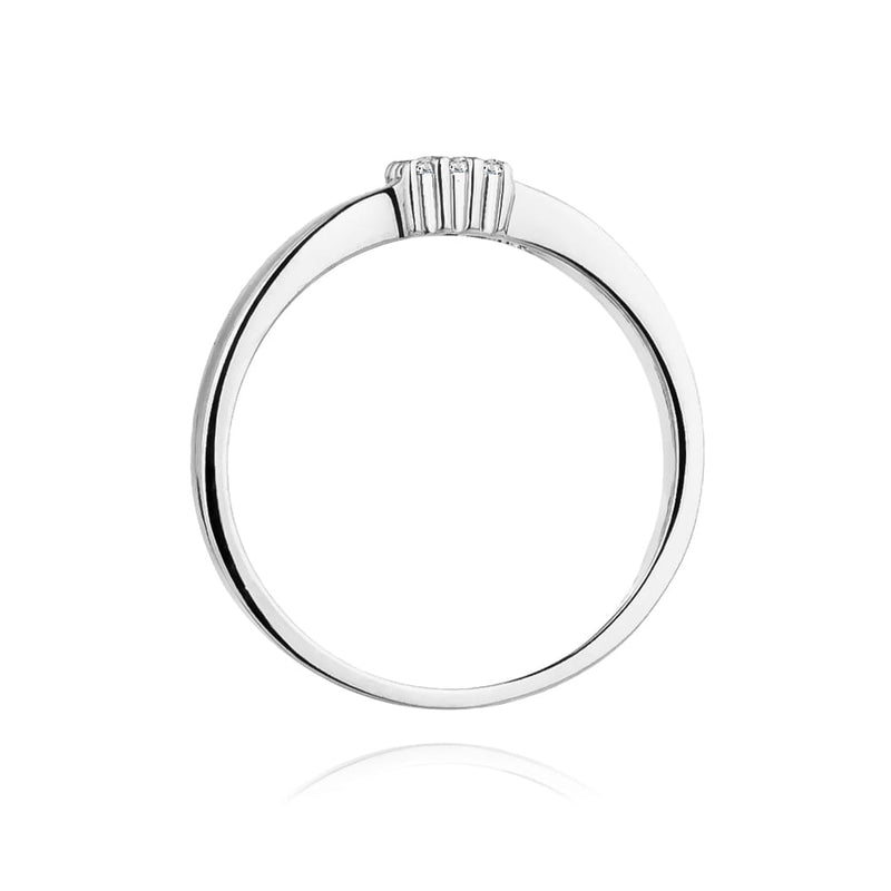 Inel Aur 9K cu Diamante Naturale 0.08 ct, imaginea 7 din 8
