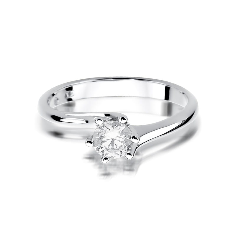Inel Aur 9K cu Diamant Natural 0.50 ct, imaginea 6 din 8