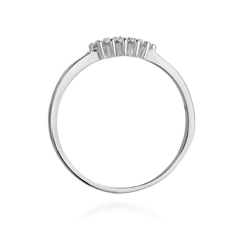 Inel Aur 9K cu Diamante Naturale 0.12 ct, imaginea 7 din 8