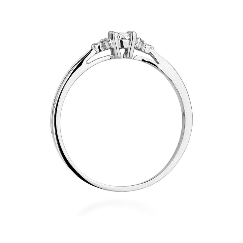 Inel Aur 9K cu Diamante Naturale 0.13 ct, imaginea 7 din 8