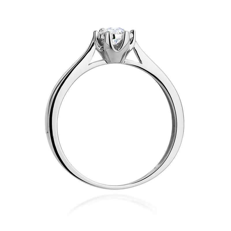 Inel Aur 9K cu Diamant Natural 0.20 ct, imaginea 7 din 8