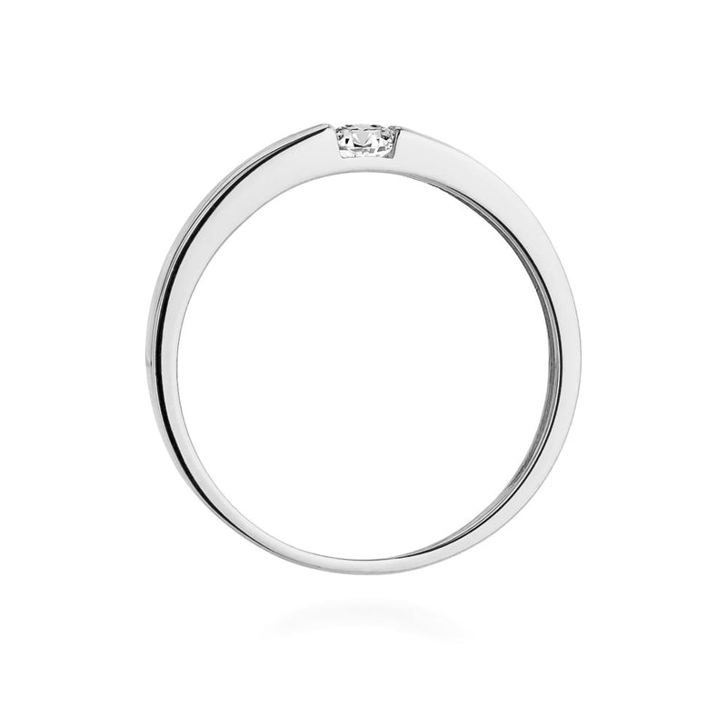 Inel Aur 9K cu Diamant Natural 0.12 ct, imaginea 7 din 8