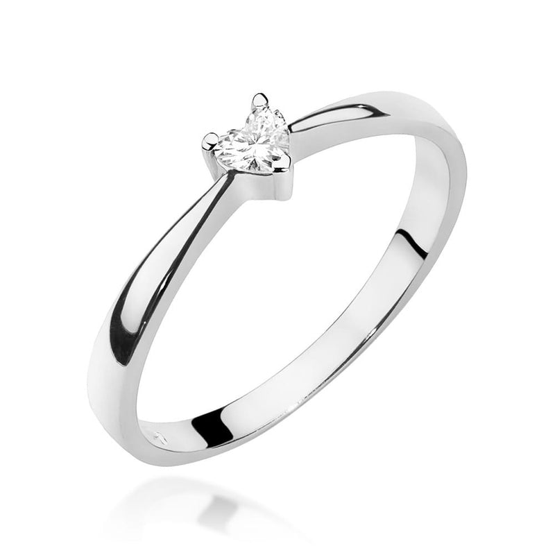 Inel Aur 9K cu Diamant Natural 0.10 ct, imaginea 5 din 8