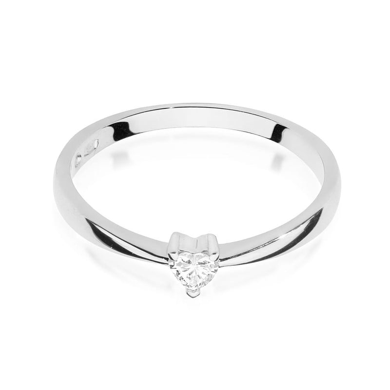 Inel Aur 9K cu Diamant Natural 0.10 ct, imaginea 6 din 8