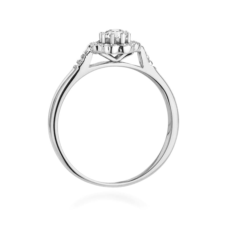 Inel Aur 9K cu Diamante Naturale 0.28 ct, imaginea 7 din 8