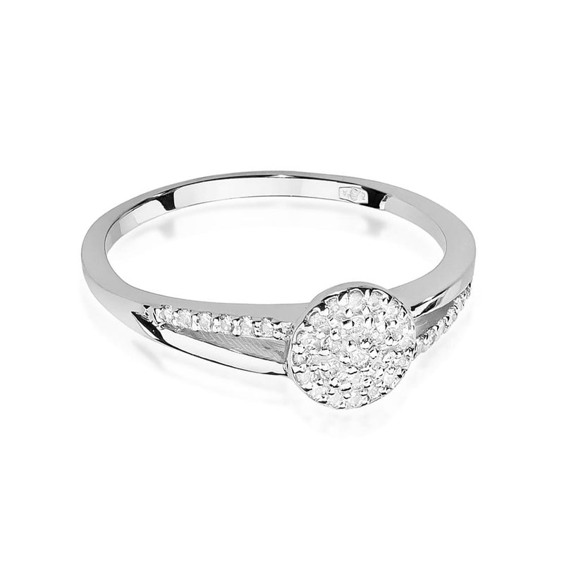 Inel Aur 9K cu Diamante Naturale 0.18 ct, imaginea 6 din 8