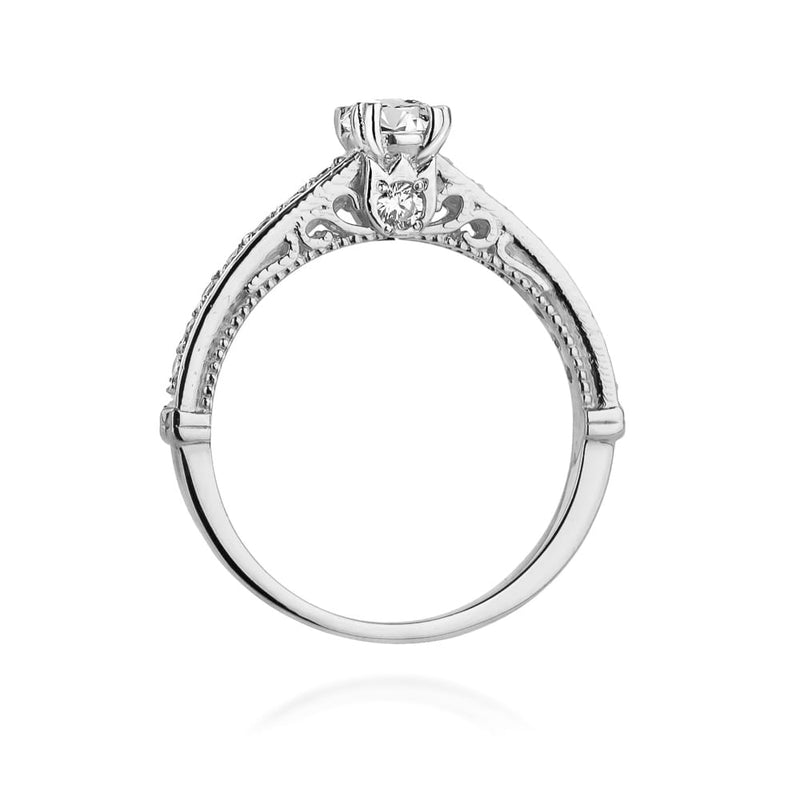 Inel Aur 9K cu Diamante Naturale 0.56 ct, imaginea 7 din 8