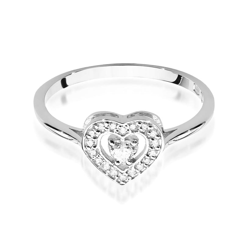 Inel Aur 9K cu Diamante Naturale 0.19 ct, imaginea 6 din 8