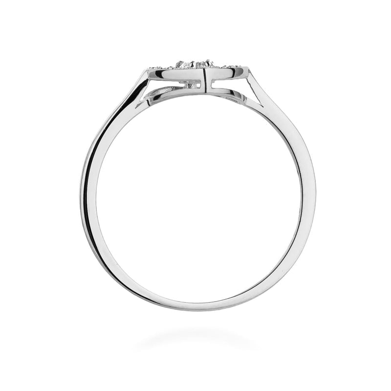Inel Aur 9K cu Diamante Naturale 0.19 ct, imaginea 7 din 8