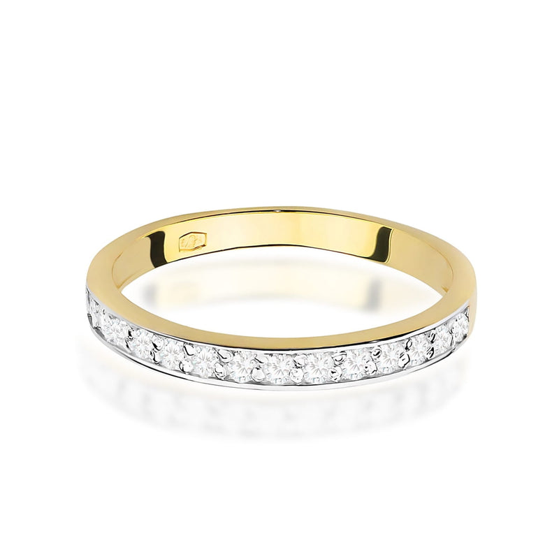 Inel Aur 9K cu Diamante Naturale 0.20 ct, imaginea 2 din 8