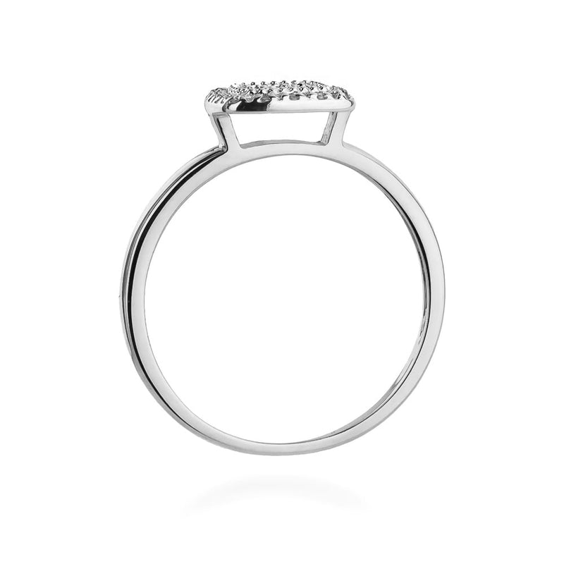 Inel Aur 9K cu Diamante Naturale 0.13 ct, imaginea 7 din 8