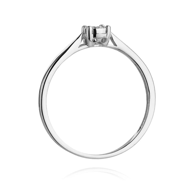 Inel Aur 9K cu Diamant Natural 0.08 ct, imaginea 7 din 8